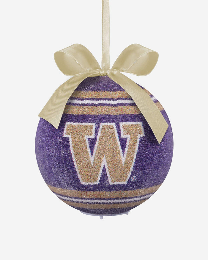 Washington Huskies LED Shatterproof Ball Ornament FOCO - FOCO.com