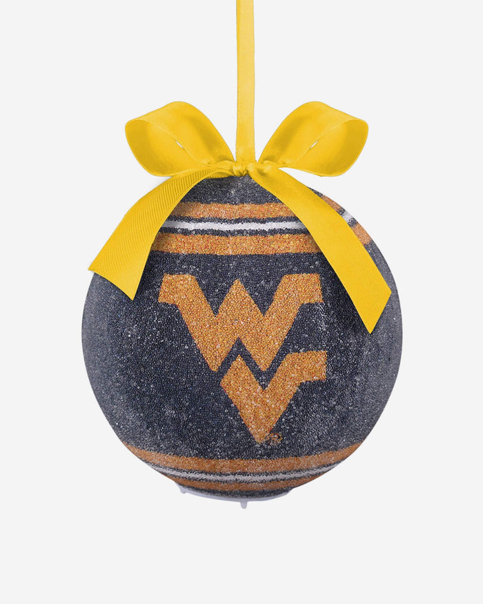 West Virginia Mountaineers LED Shatterproof Ball Ornament FOCO - FOCO.com