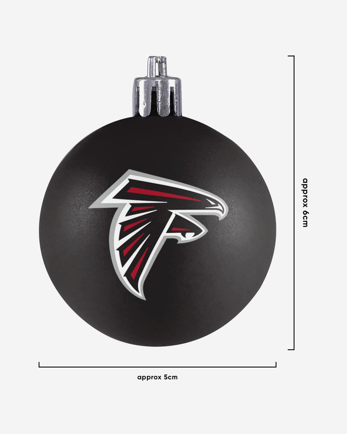 Atlanta Falcons 12 Pack Ball Ornament Set FOCO - FOCO.com