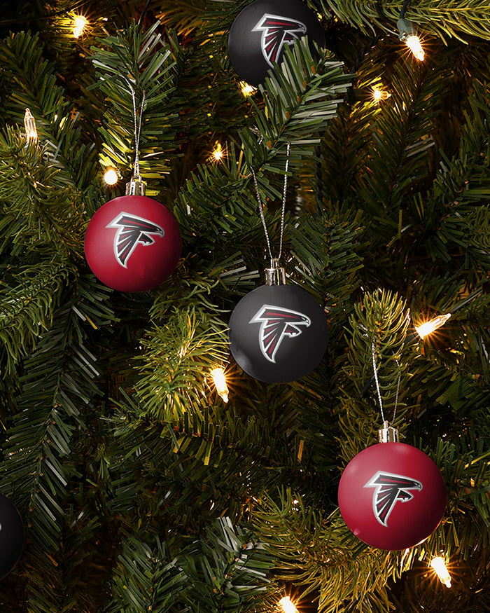 Atlanta Falcons 12 Pack Ball Ornament Set FOCO - FOCO.com