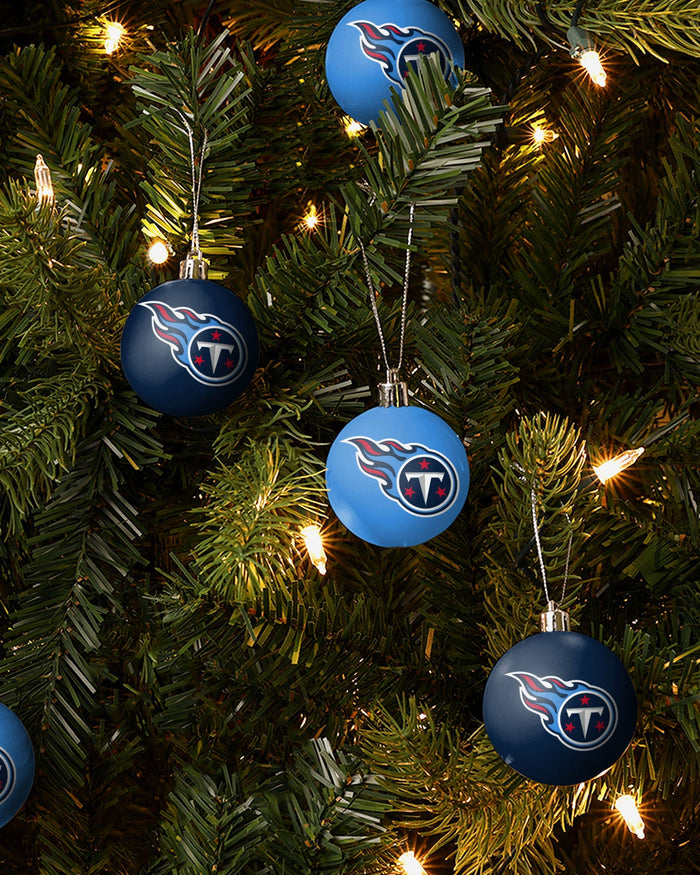 Tennessee Titans 12 Pack Ball Ornament Set FOCO - FOCO.com