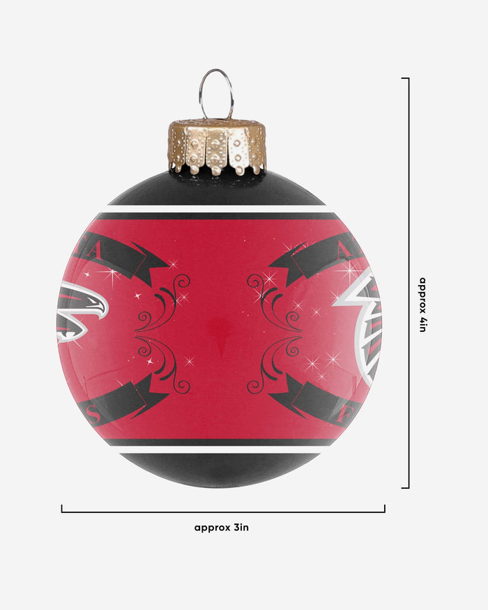 Atlanta Falcons 2 Pack Ball Ornament Set FOCO - FOCO.com