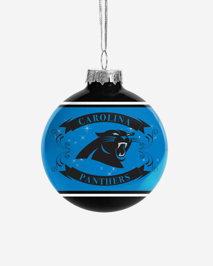 Carolina Panthers 2 Pack Ball Ornament Set FOCO - FOCO.com