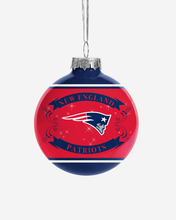 New England Patriots 2 Pack Ball Ornament Set FOCO - FOCO.com