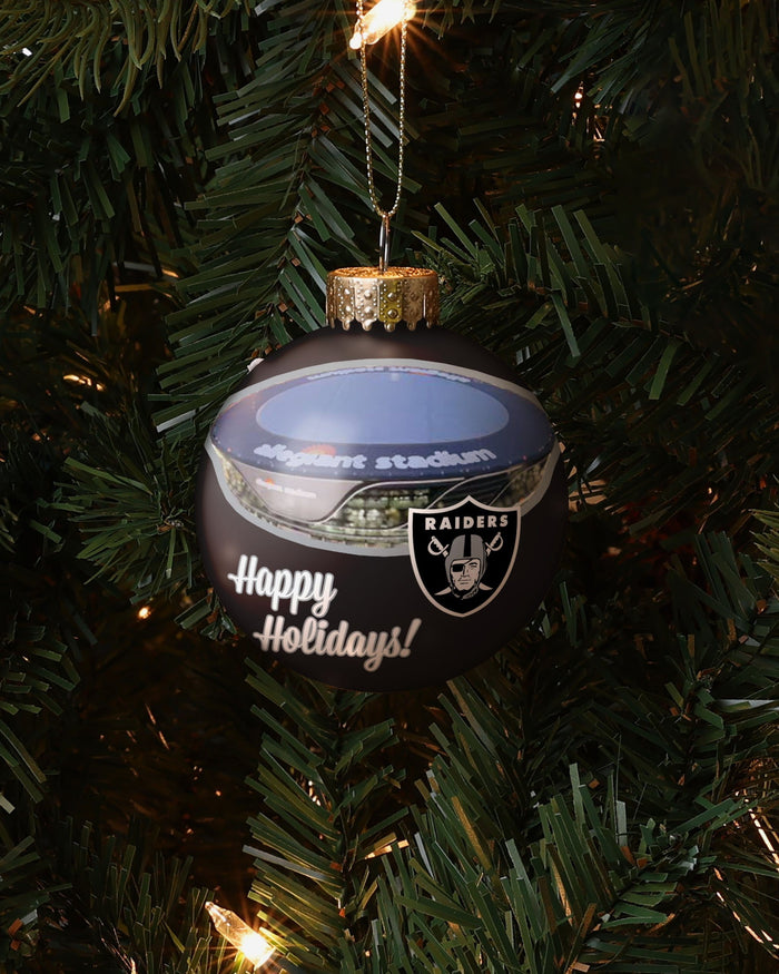 Las Vegas Raiders Stadium Print Glass Ball Ornament FOCO - FOCO.com