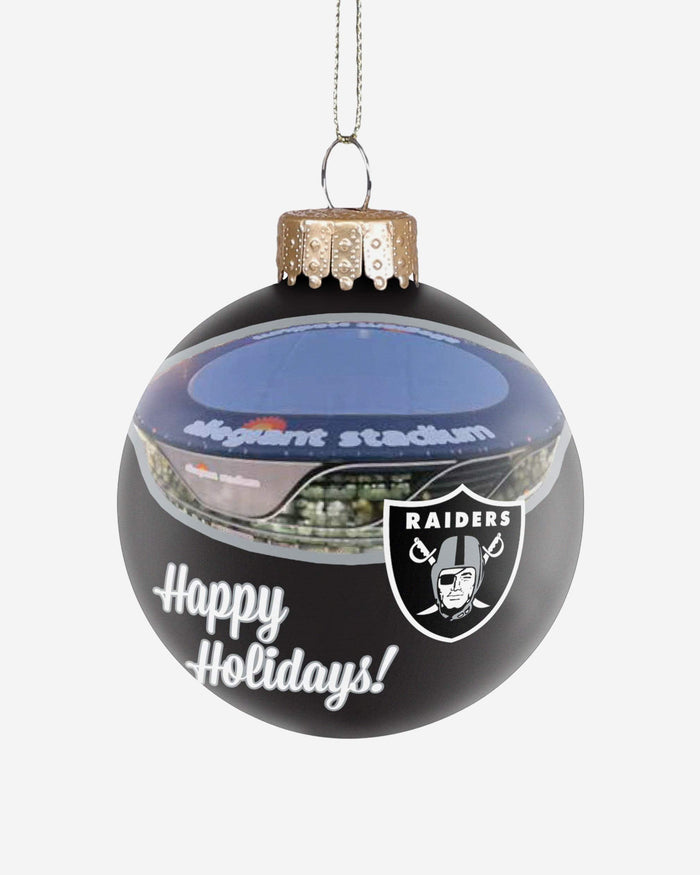 Las Vegas Raiders Stadium Print Glass Ball Ornament FOCO - FOCO.com