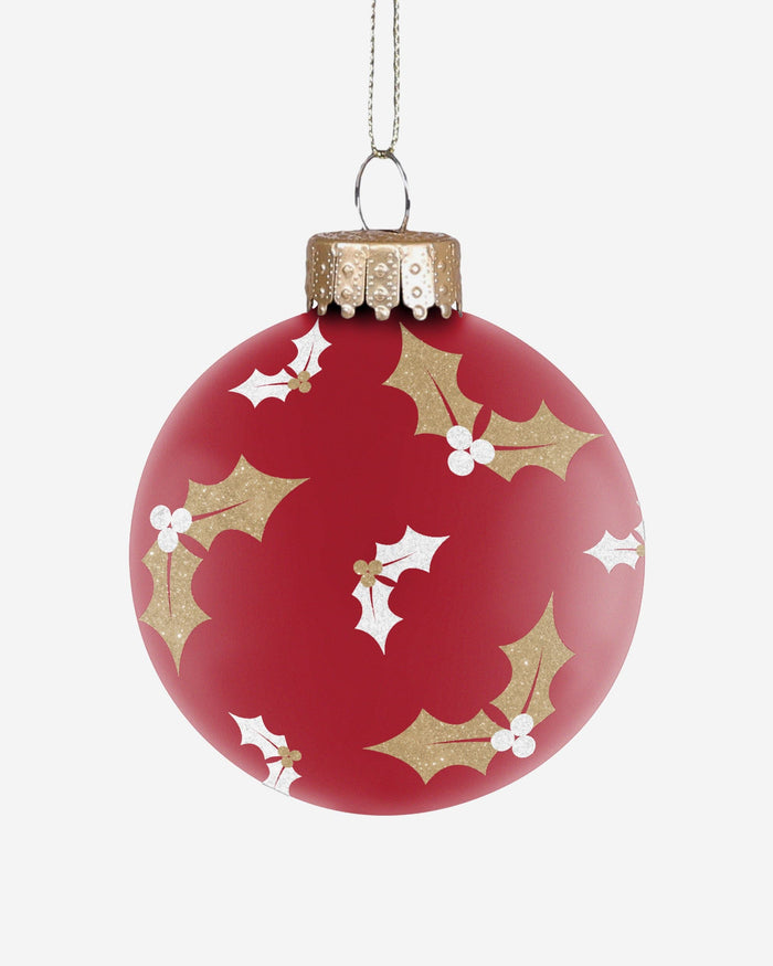 San Francisco 49ers Stadium Print Glass Ball Ornament FOCO - FOCO.com