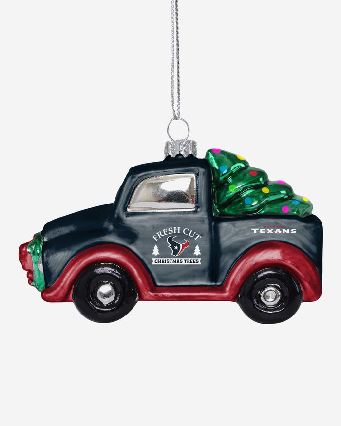 Houston Texans Blown Glass Truck Ornament FOCO - FOCO.com