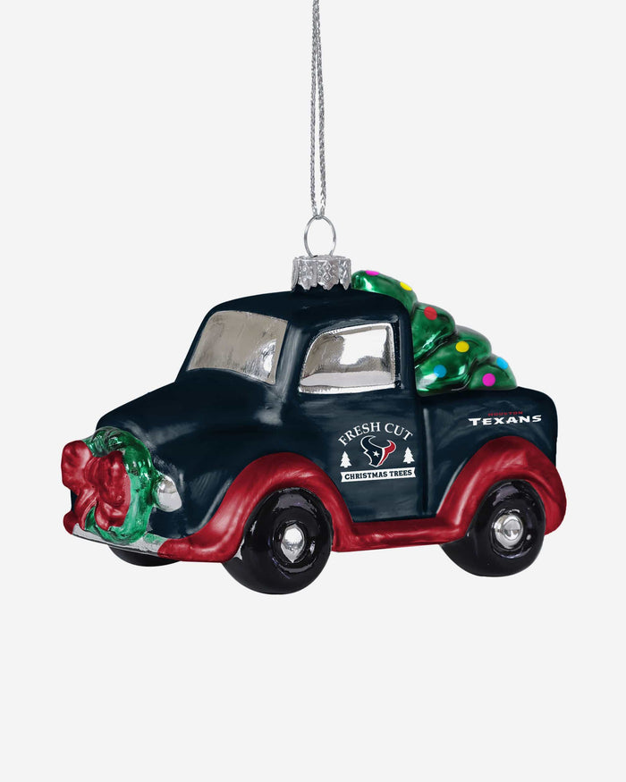 Houston Texans Blown Glass Truck Ornament FOCO - FOCO.com