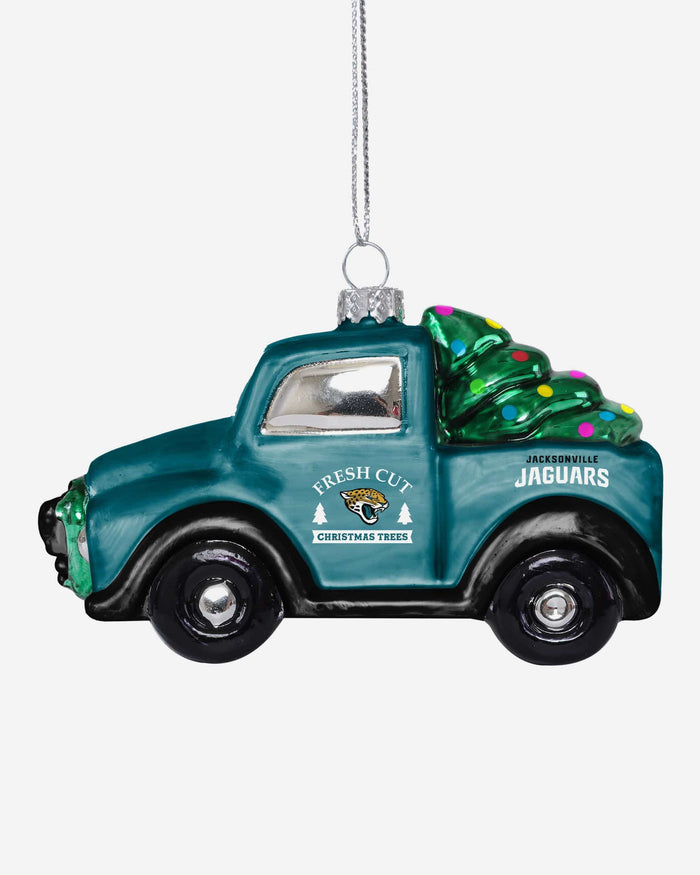Jacksonville Jaguars Blown Glass Truck Ornament FOCO - FOCO.com