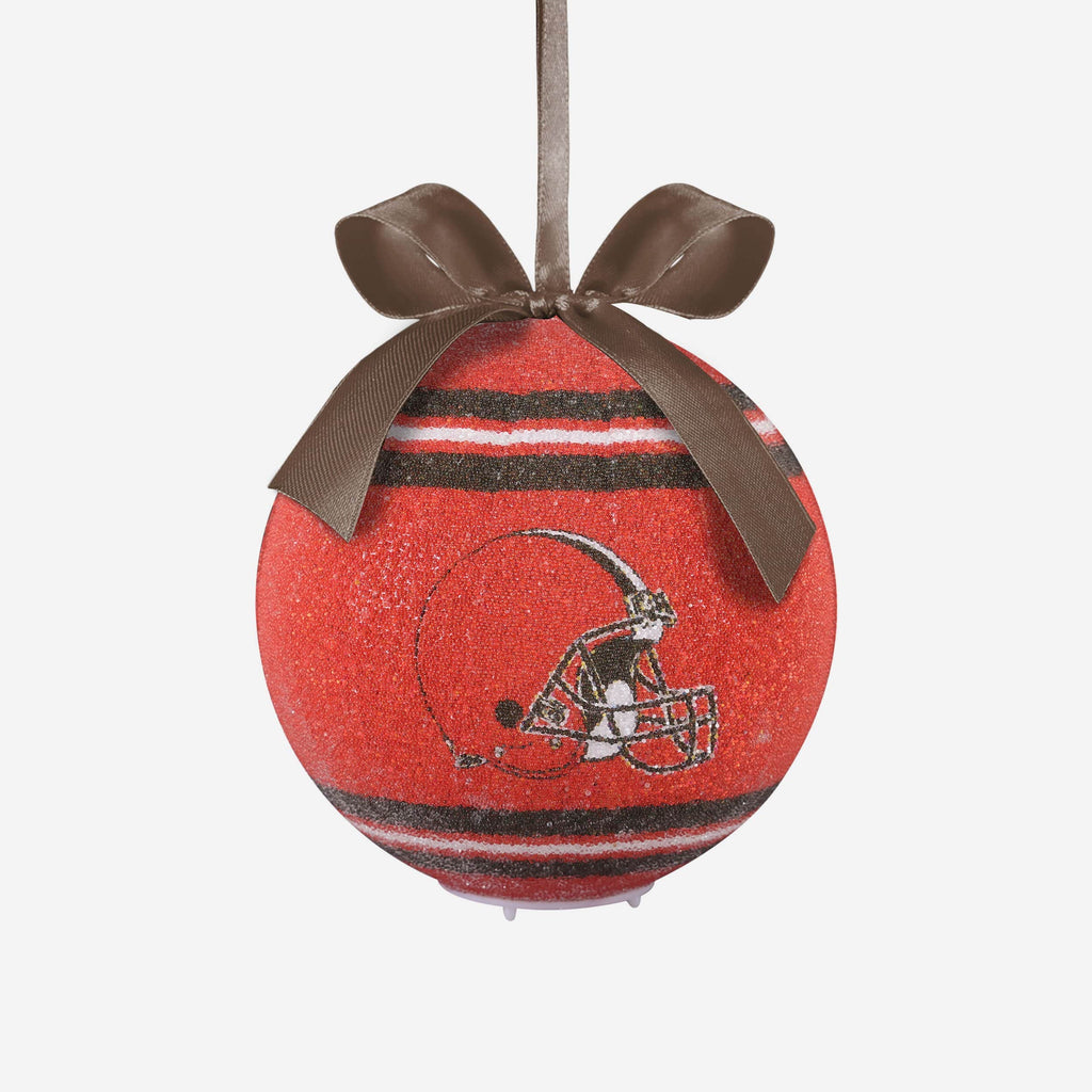 Cleveland Browns LED Shatterproof Ball Ornament FOCO - FOCO.com