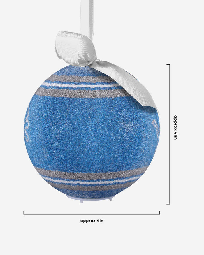Detroit Lions LED Shatterproof Ball Ornament FOCO - FOCO.com