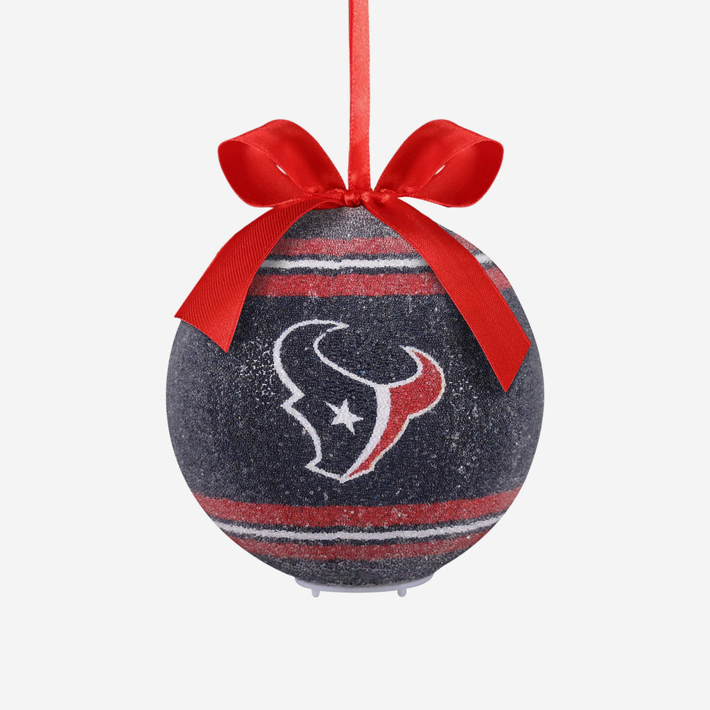 Houston Texans LED Shatterproof Ball Ornament FOCO - FOCO.com