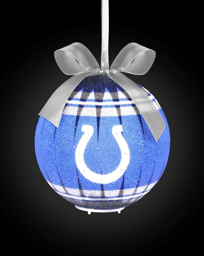 Indianapolis Colts LED Shatterproof Ball Ornament FOCO - FOCO.com