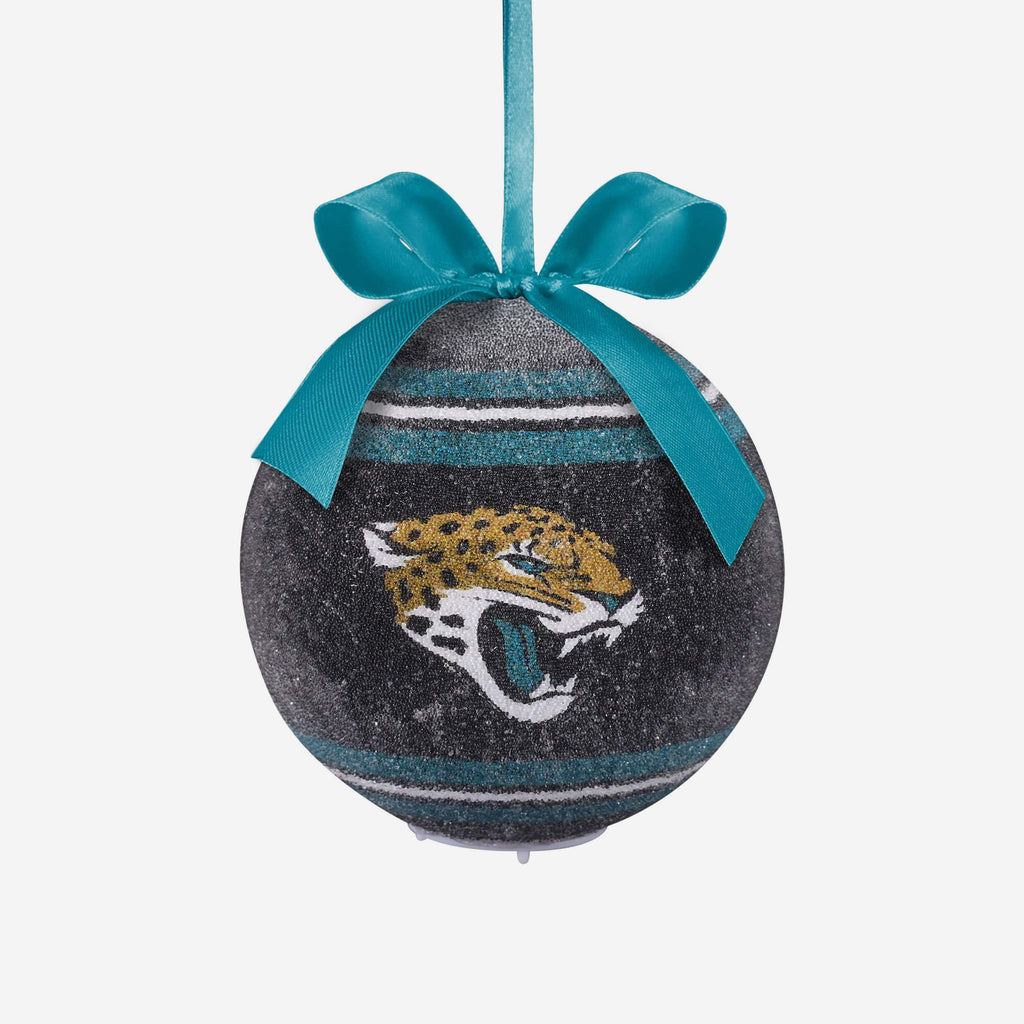 Jacksonville Jaguars LED Shatterproof Ball Ornament FOCO - FOCO.com