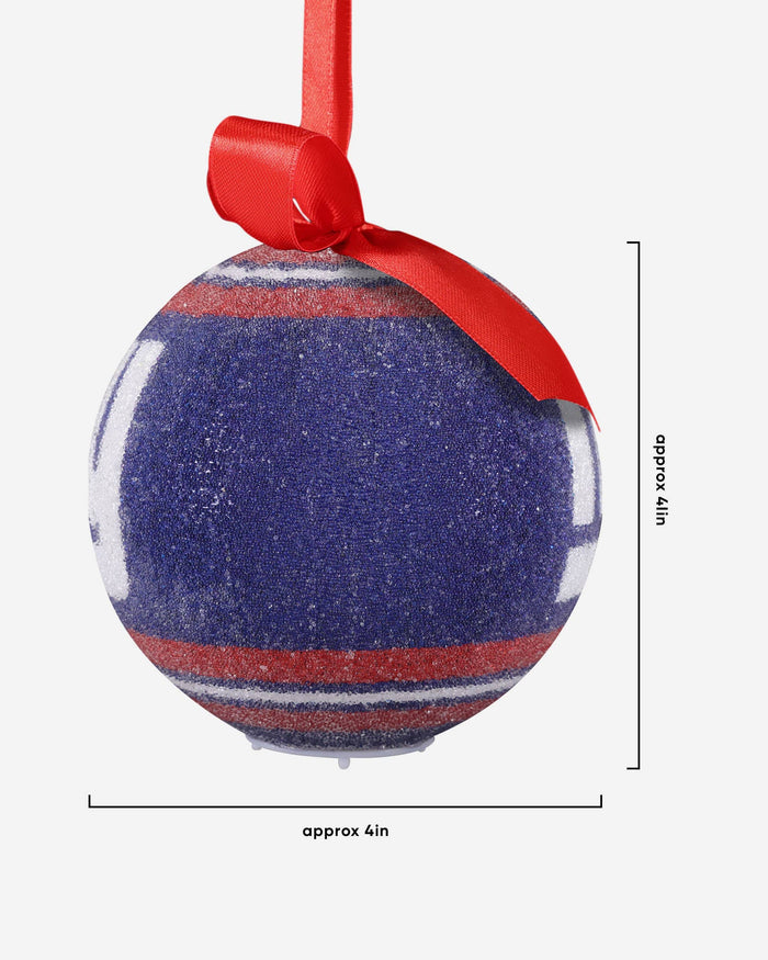 New York Giants LED Shatterproof Ball Ornament FOCO - FOCO.com