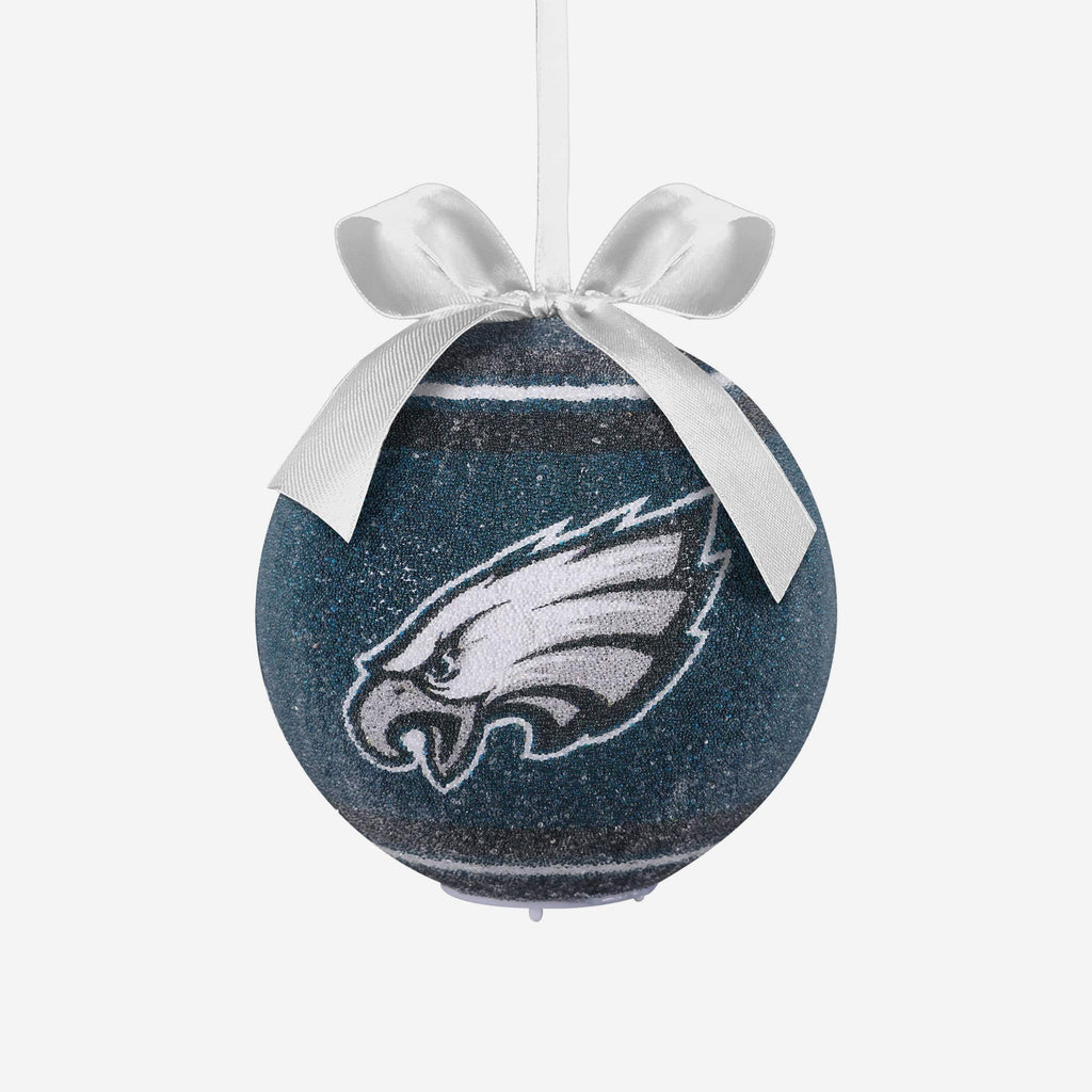 Philadelphia Eagles LED Shatterproof Ball Ornament FOCO - FOCO.com