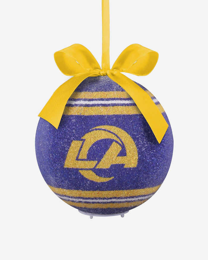 Los Angeles Rams LED Shatterproof Ball Ornament FOCO - FOCO.com