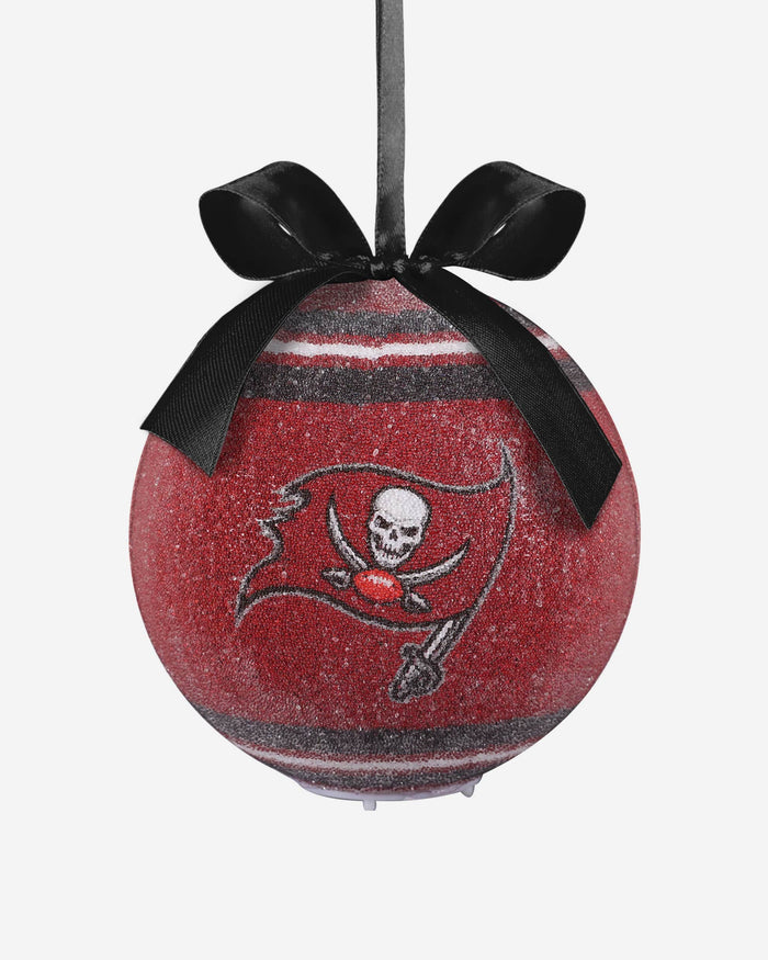 Tampa Bay Buccaneers LED Shatterproof Ball Ornament FOCO - FOCO.com