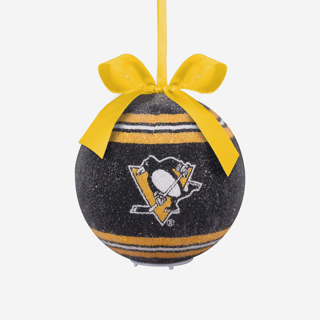 Pittsburgh Penguins LED Shatterproof Ball Ornament FOCO - FOCO.com