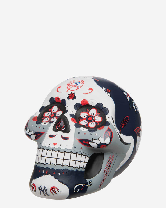 New York Yankees Day Of The Dead Skull Figurine FOCO - FOCO.com