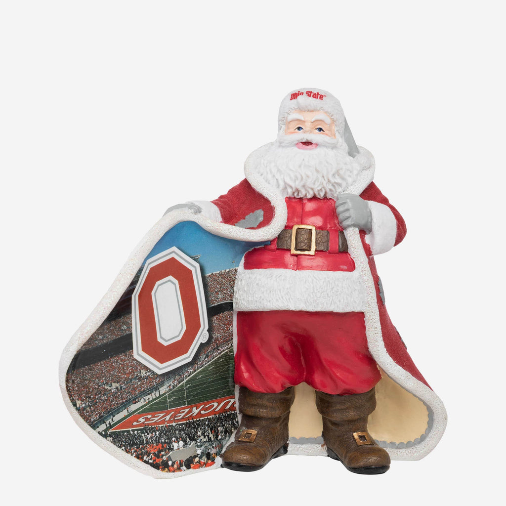 Ohio State Buckeyes Santa Figure FOCO - FOCO.com