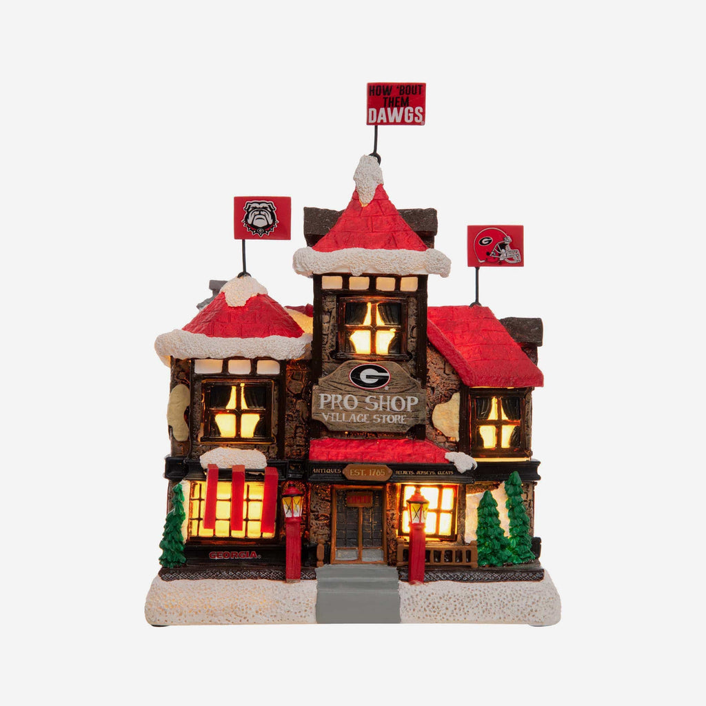 Georgia Bulldogs Light Up Resin Team Village FOCO - FOCO.com