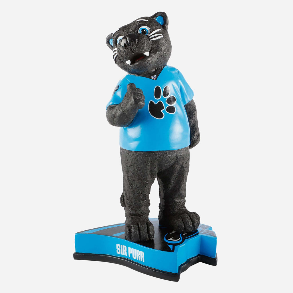 Sir Purr Carolina Panthers Mascot Figurine FOCO - FOCO.com