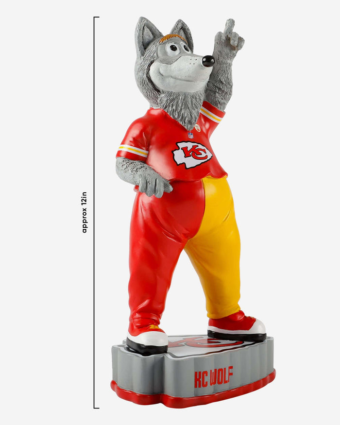 KC Wolf Kansas City Chiefs Mascot Figurine FOCO - FOCO.com