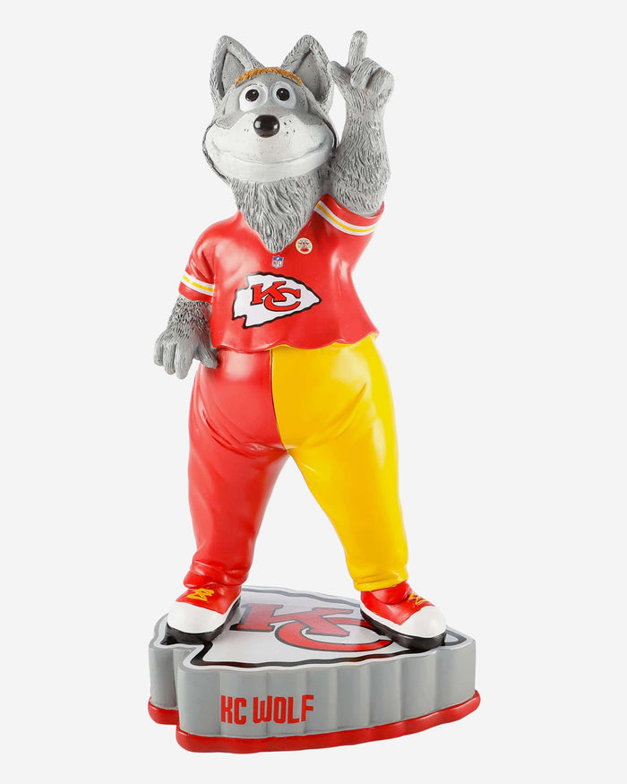 KC Wolf Kansas City Chiefs Mascot Figurine FOCO - FOCO.com