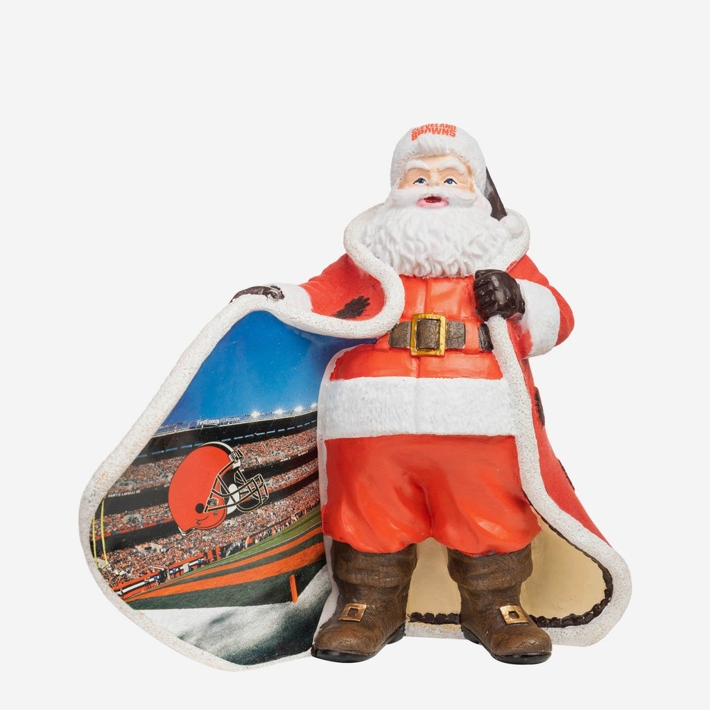Cleveland Browns Santa Figure FOCO - FOCO.com