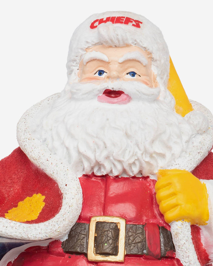 Kansas City Chiefs Santa Figure FOCO - FOCO.com