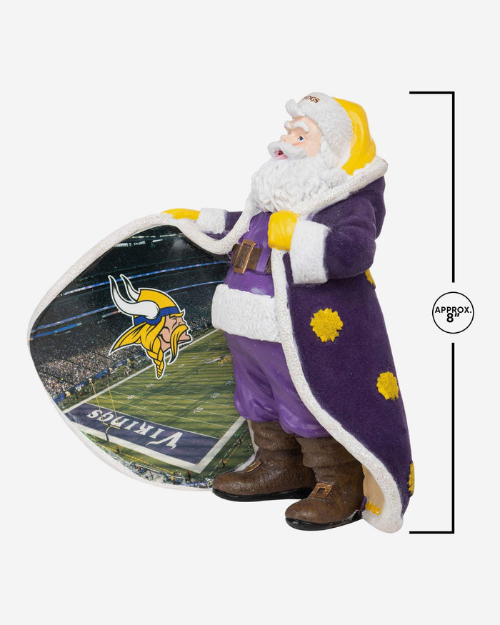 Minnesota Vikings Santa Figure FOCO - FOCO.com