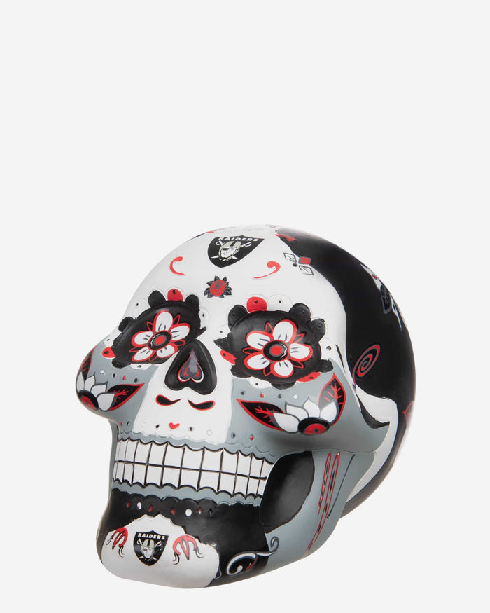 Las Vegas Raiders Day Of The Dead Skull Figurine FOCO - FOCO.com