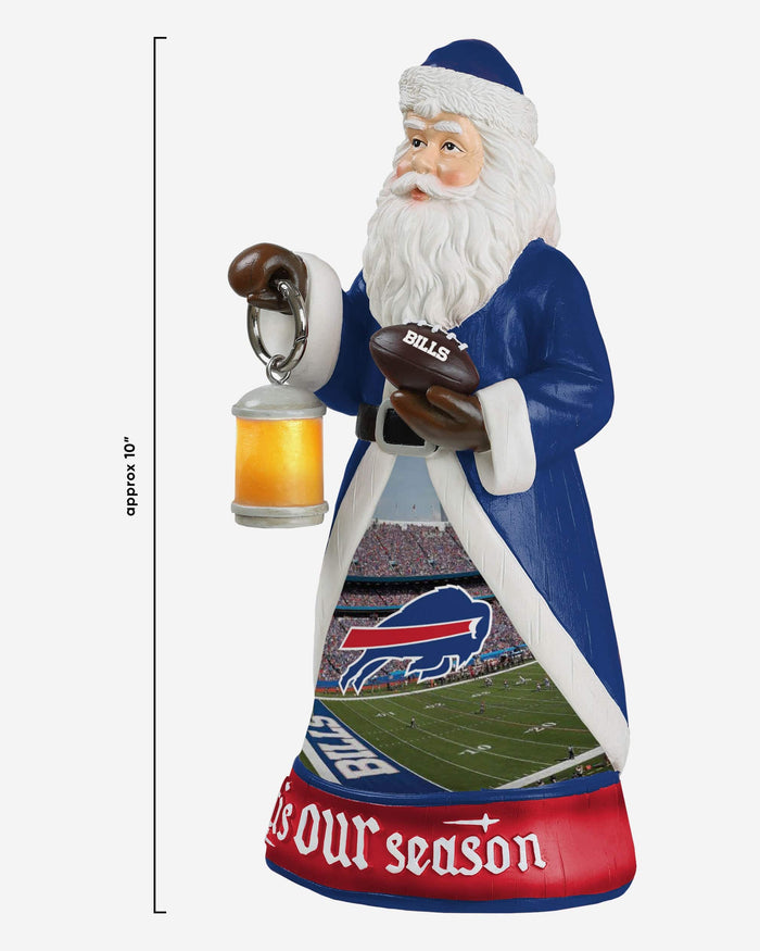 Buffalo Bills Santa Figure With Light Up Lantern FOCO - FOCO.com