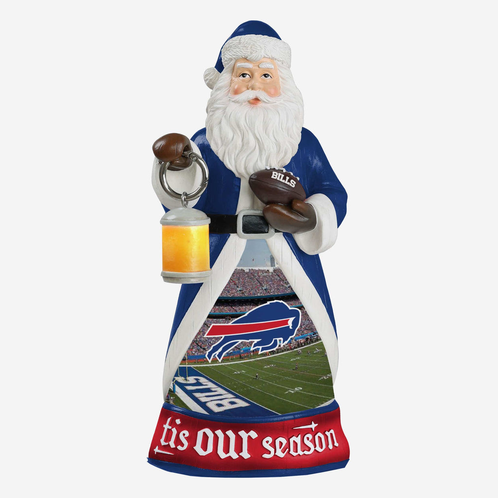 Buffalo Bills Santa Figure With Light Up Lantern FOCO - FOCO.com