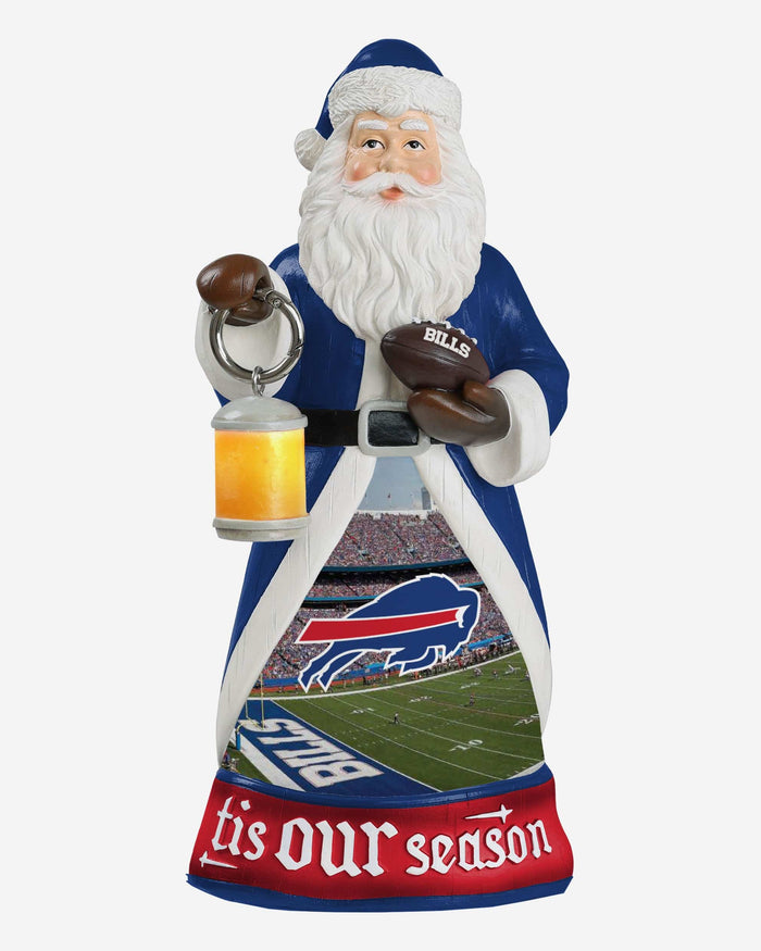 Buffalo Bills Santa Figure With Light Up Lantern FOCO - FOCO.com