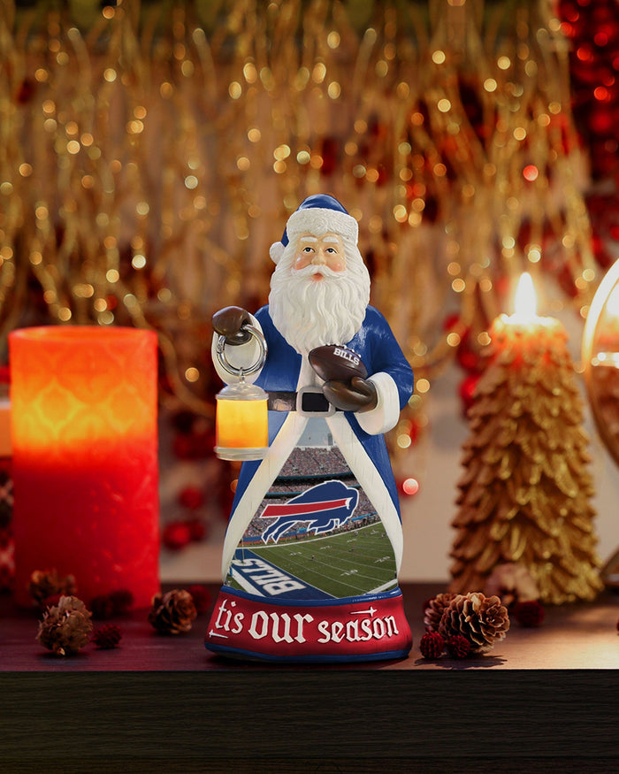 Buffalo Bills Santa Figure With Light Up Lantern FOCO - FOCO.com