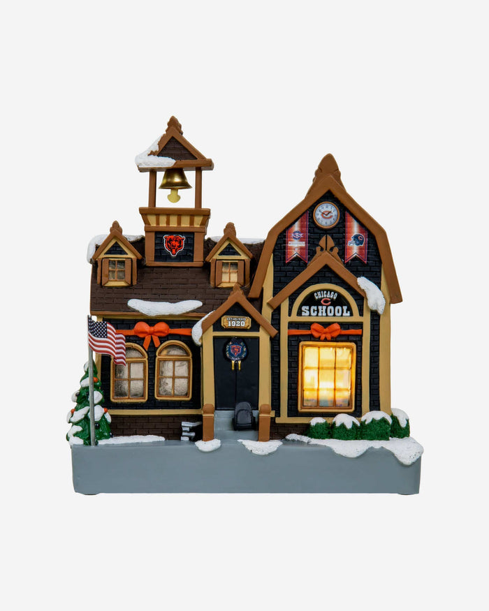 Chicago Bears Light Up Team Schoolhouse FOCO - FOCO.com