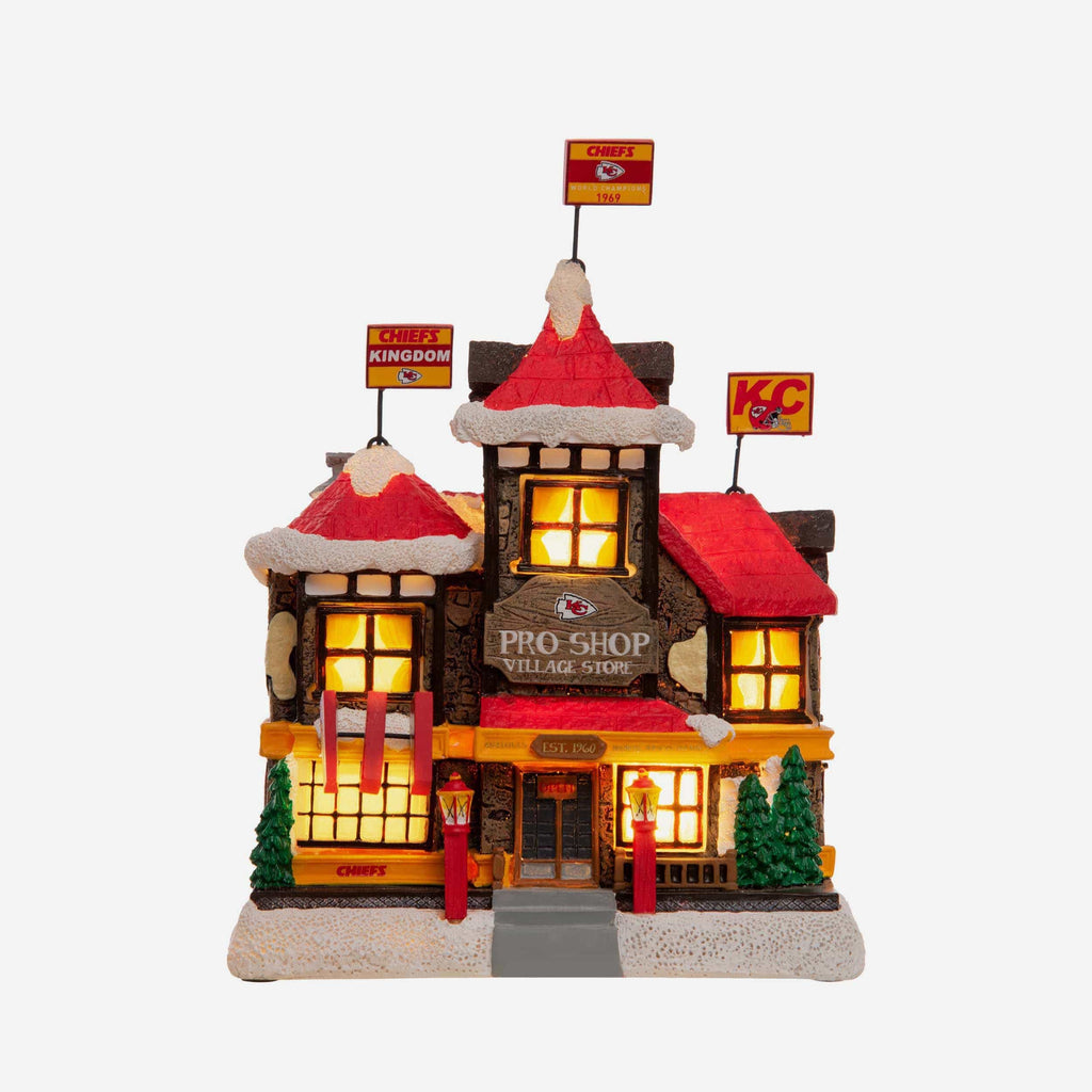 Kansas City Chiefs Light Up Resin Team Village FOCO - FOCO.com