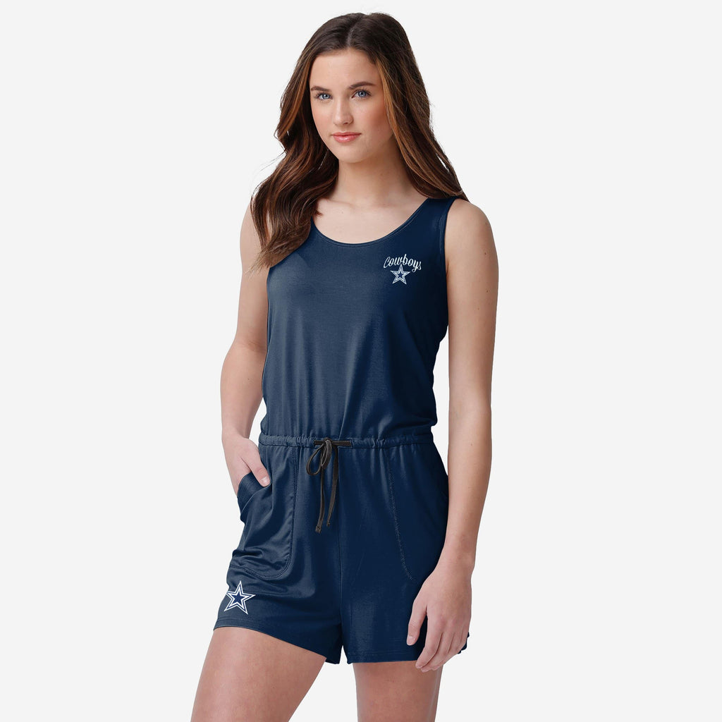 Dallas Cowboys Womens Game Ready Romper FOCO S - FOCO.com