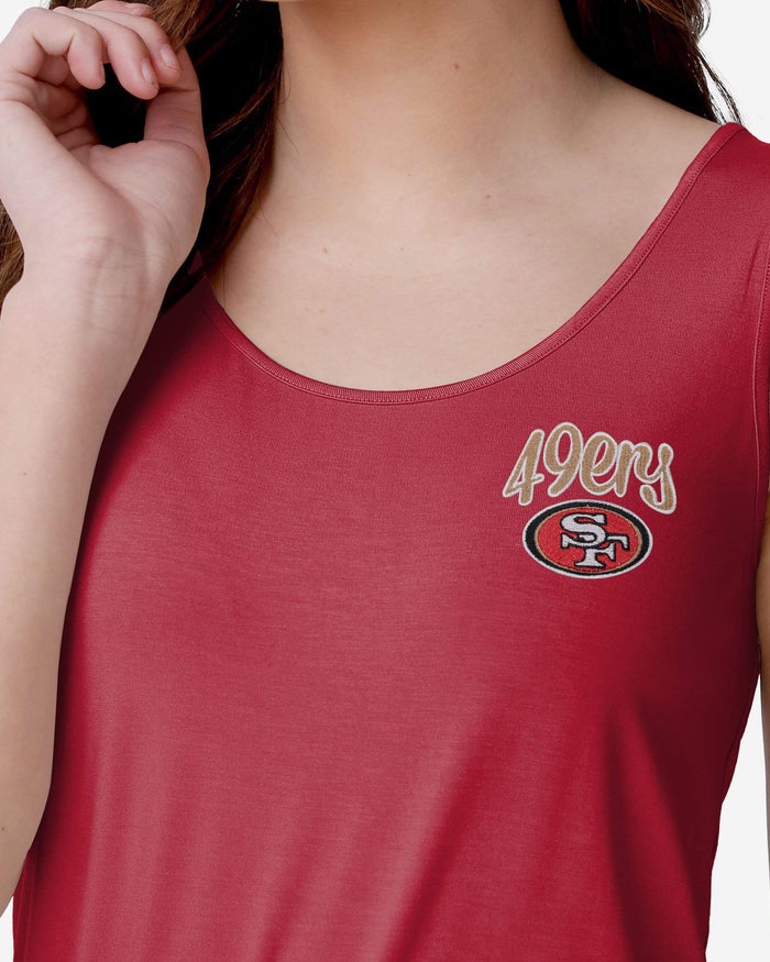 San Francisco 49ers Womens Game Ready Romper FOCO - FOCO.com