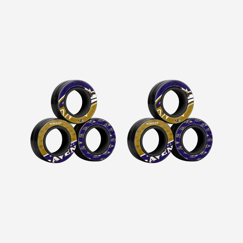 Baltimore Ravens 6 Pack Magnetic Finger Rings FOCO - FOCO.com