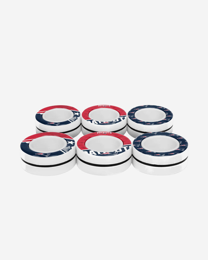 New England Patriots 6 Pack Magnetic Finger Rings FOCO - FOCO.com