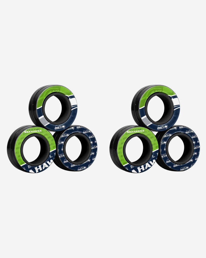 Seattle Seahawks 6 Pack Magnetic Finger Rings FOCO - FOCO.com