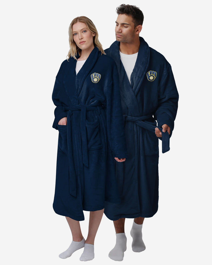 Milwaukee Brewers Lazy Day Team Robe FOCO - FOCO.com