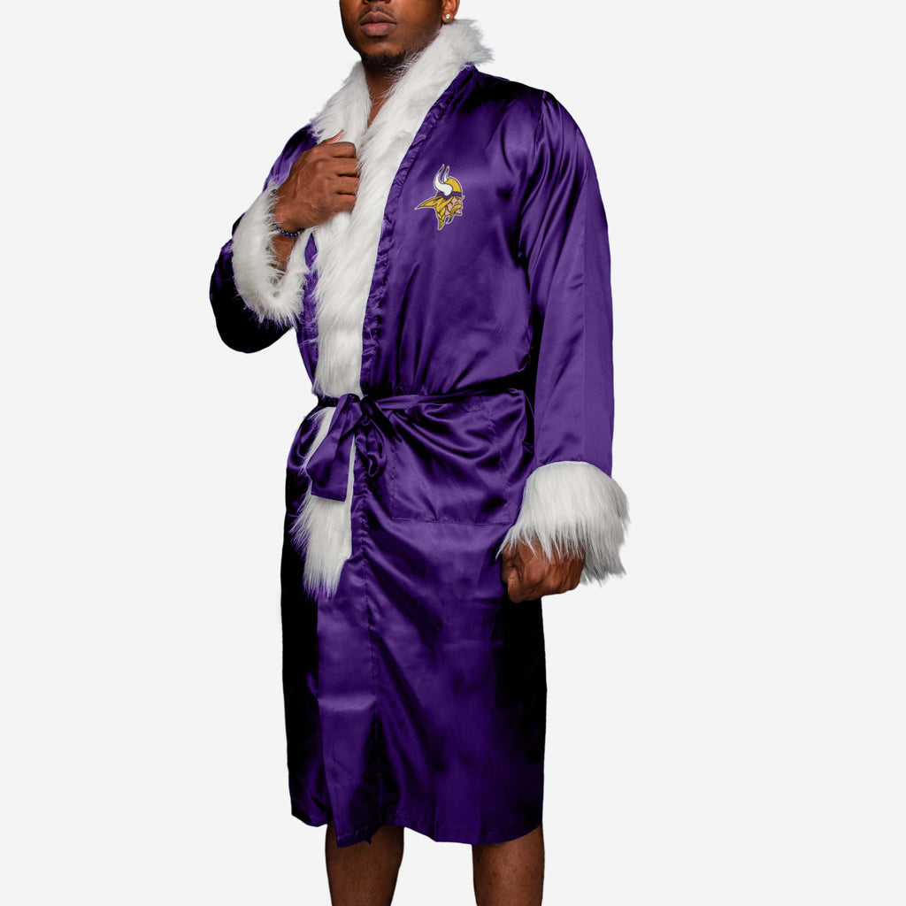 Minnesota Vikings Team Wrestling Robe FOCO - FOCO.com