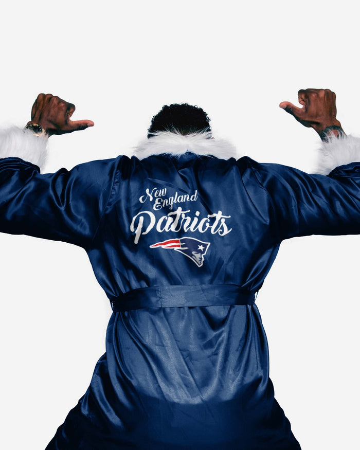 New England Patriots Team Wrestling Robe FOCO - FOCO.com