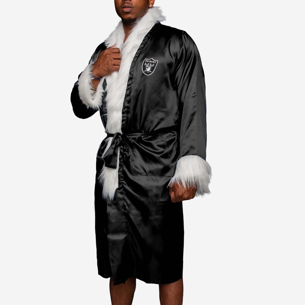 Las Vegas Raiders Team Wrestling Robe FOCO - FOCO.com