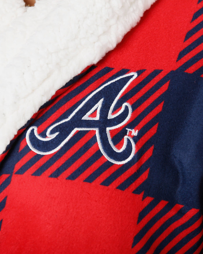 Atlanta Braves Lounge Life Reversible Robe FOCO - FOCO.com